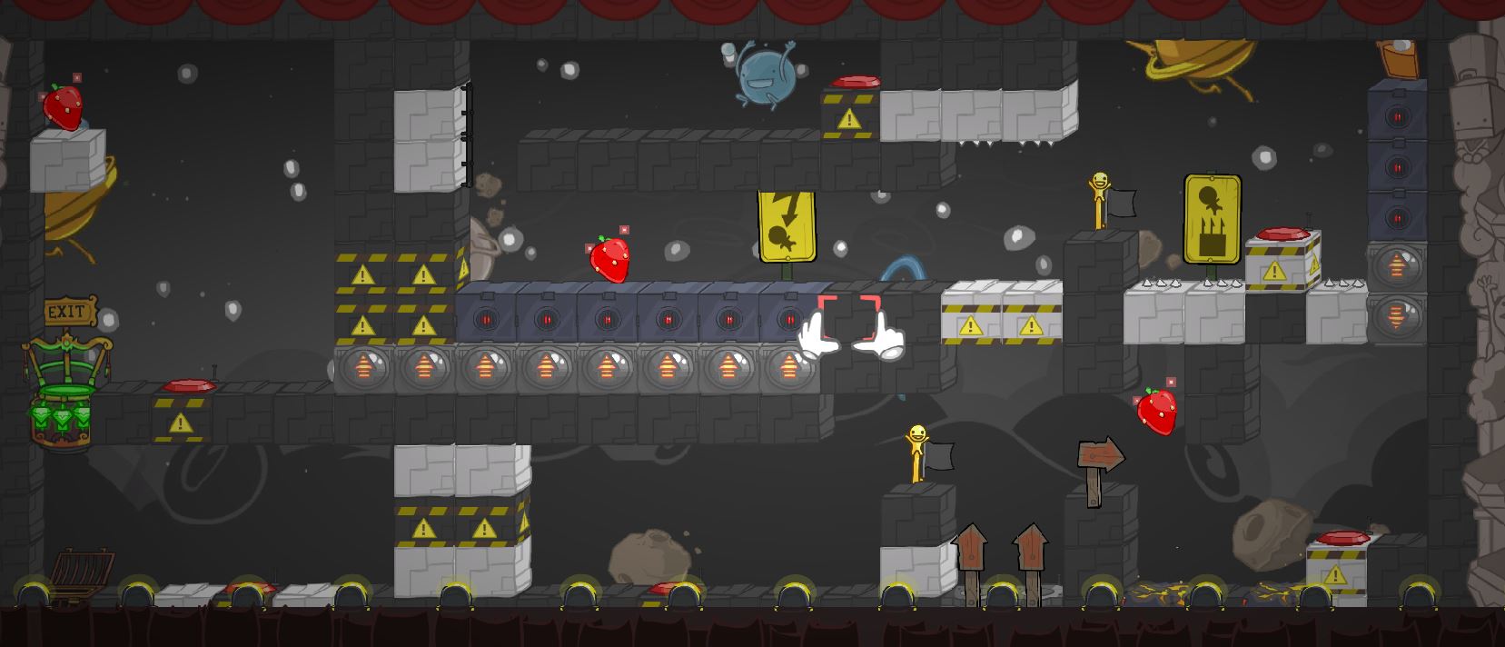 BattleBlock Theater · in-editor playtest