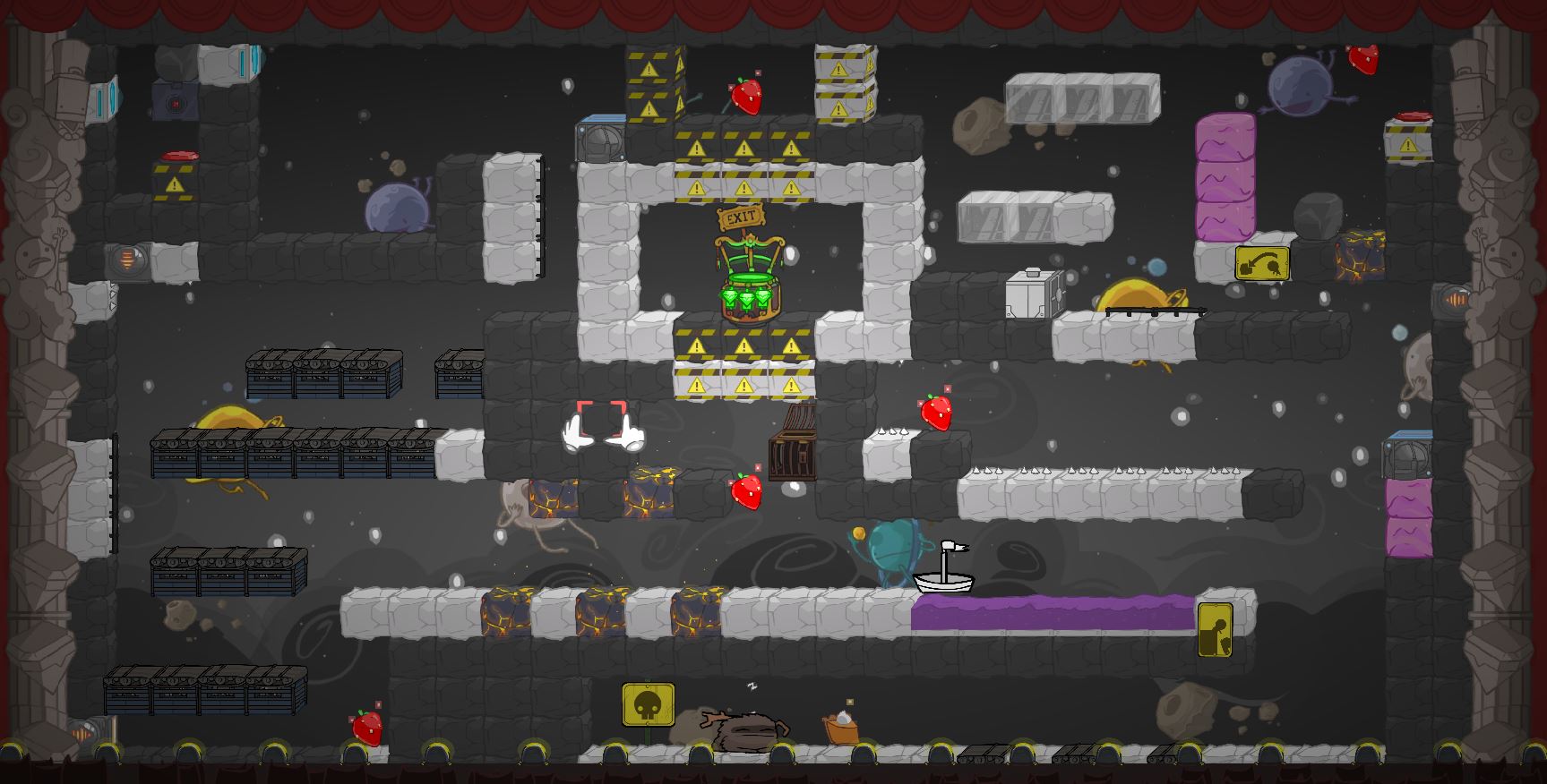 BattleBlock Theater · in-editor playtest
