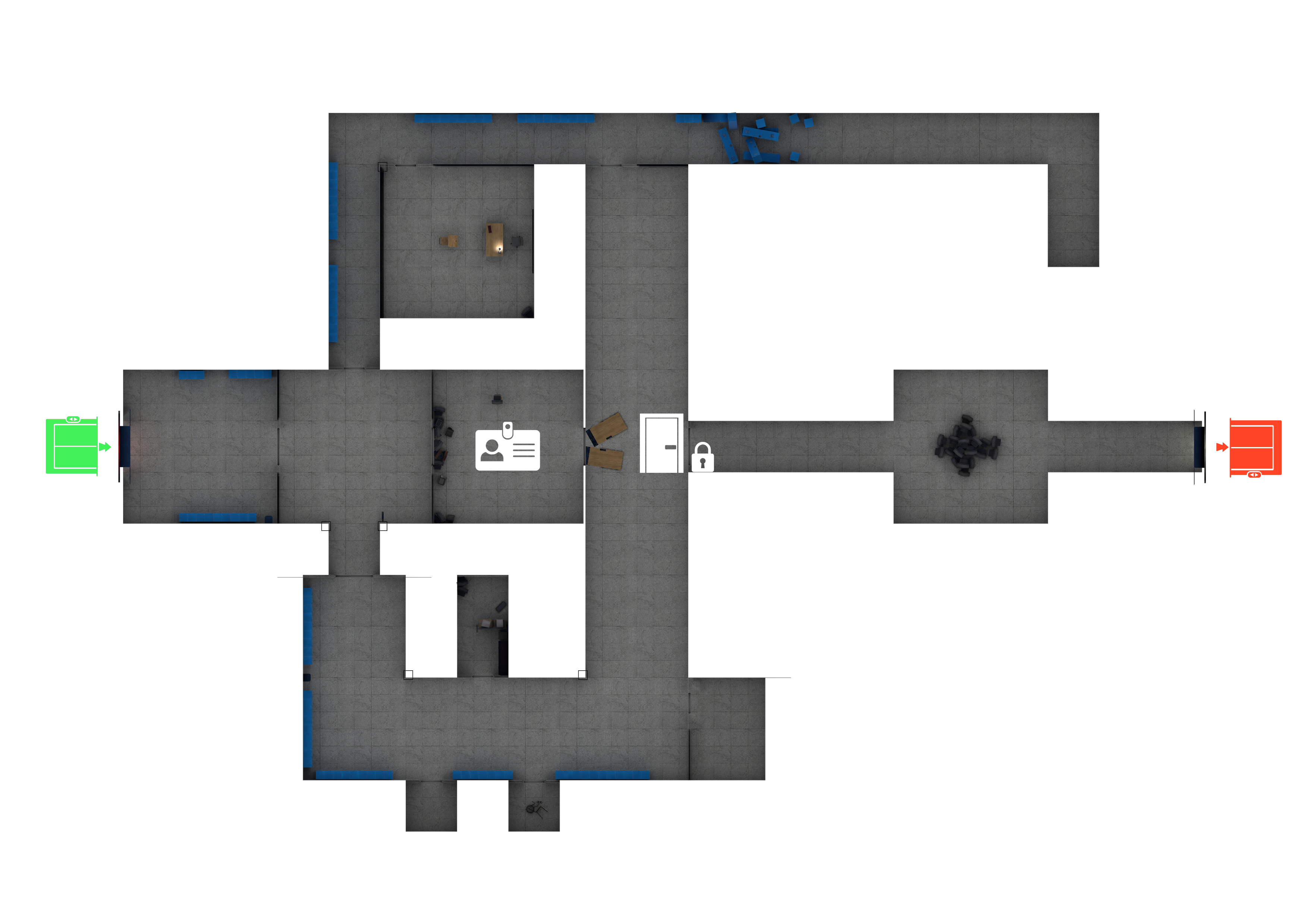 Darkensum · School floor prototype layout