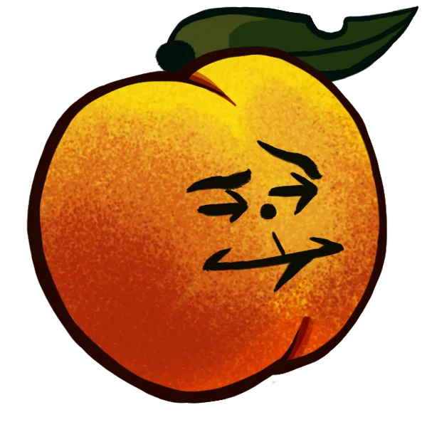Public Toilet Simulator · a peach customer looking away